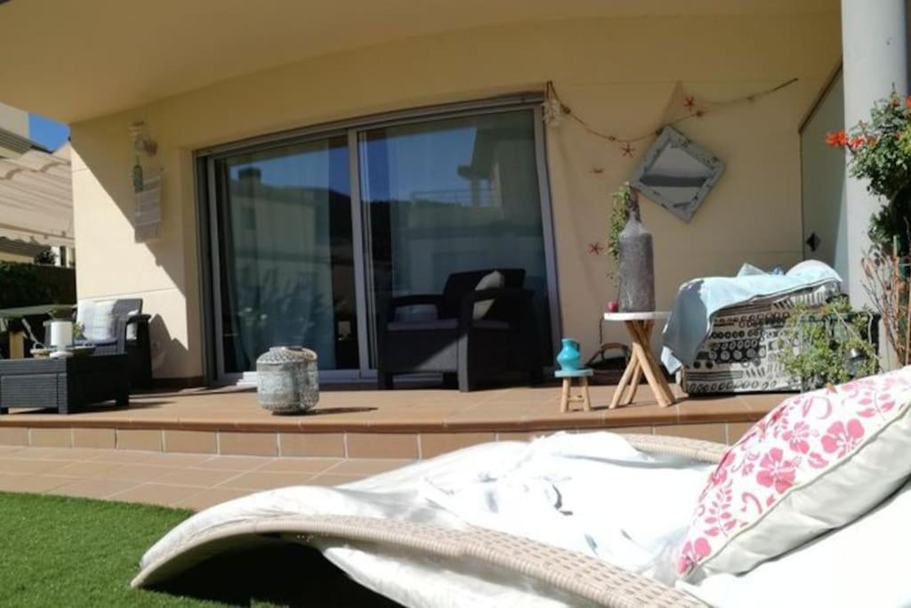 Residence Avec Piscine Face A La Mer, 1Ere Ligne Llança Exterior foto